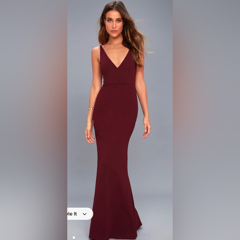 Lulus Melora Plum Purple Gown/Maxi Dress